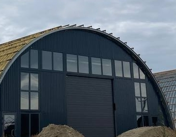 Холодные алюминиевые окна для технического помещения